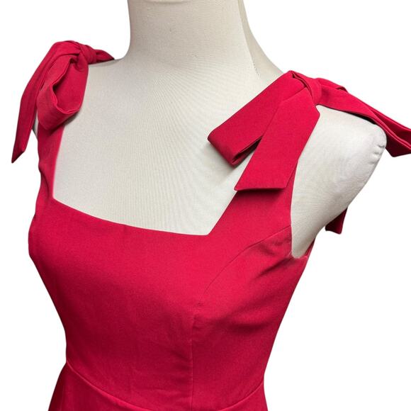 Lulus Your Sweetie Wine Red Tie-Strap Mini Dress Red Small - Picture 3 of 6